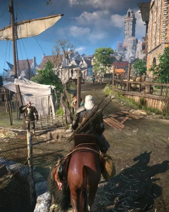 Witcher video game screenshot