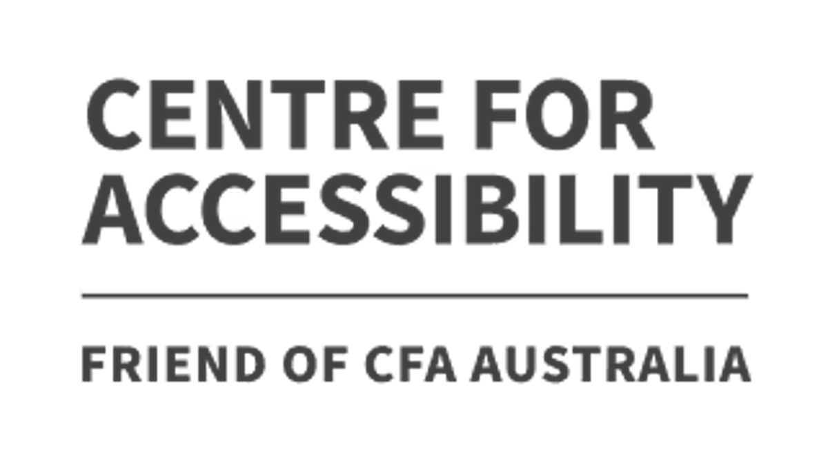 Logo - Centre For Accessibility - Friend of CFA Australia