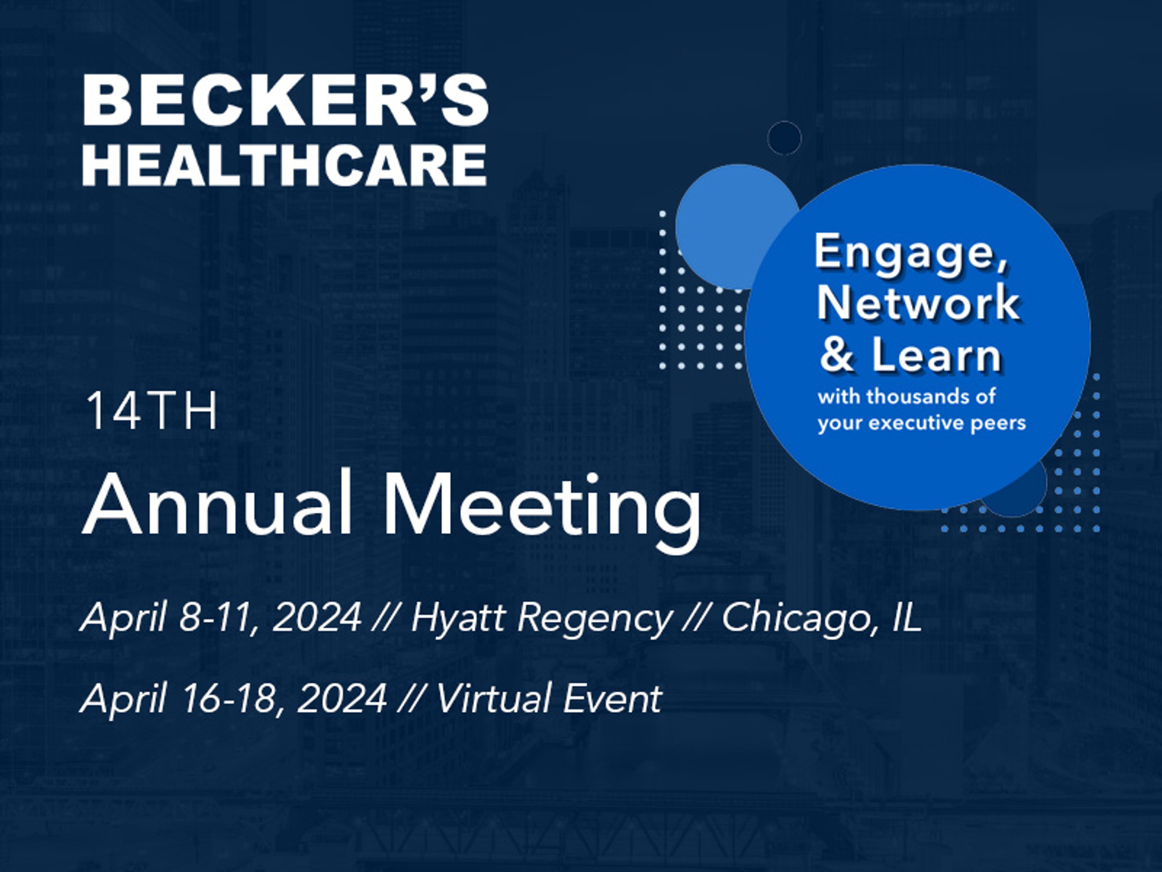 Featured image for: Beckers 14th Annual Meeting 2024