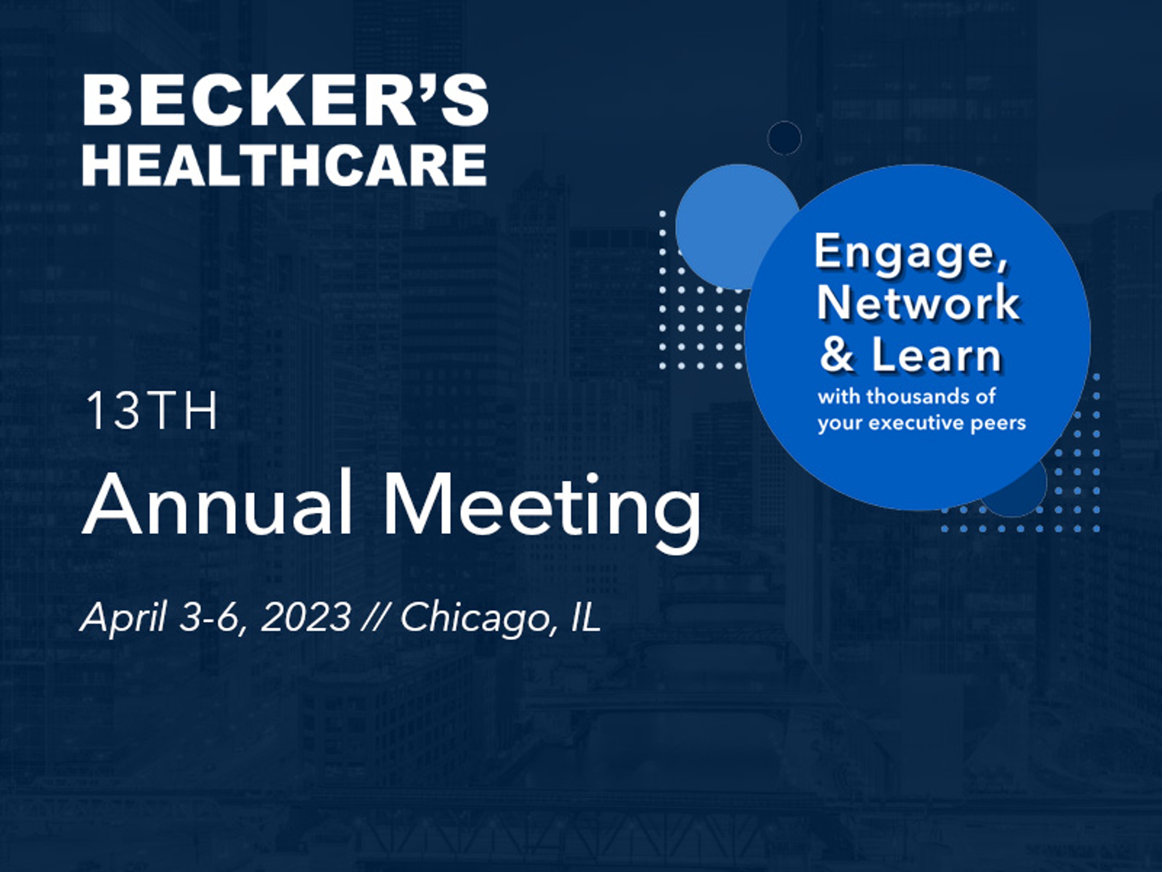 Featured image for: Beckers 13th Annual Meeting 2023 - Prolucent Health