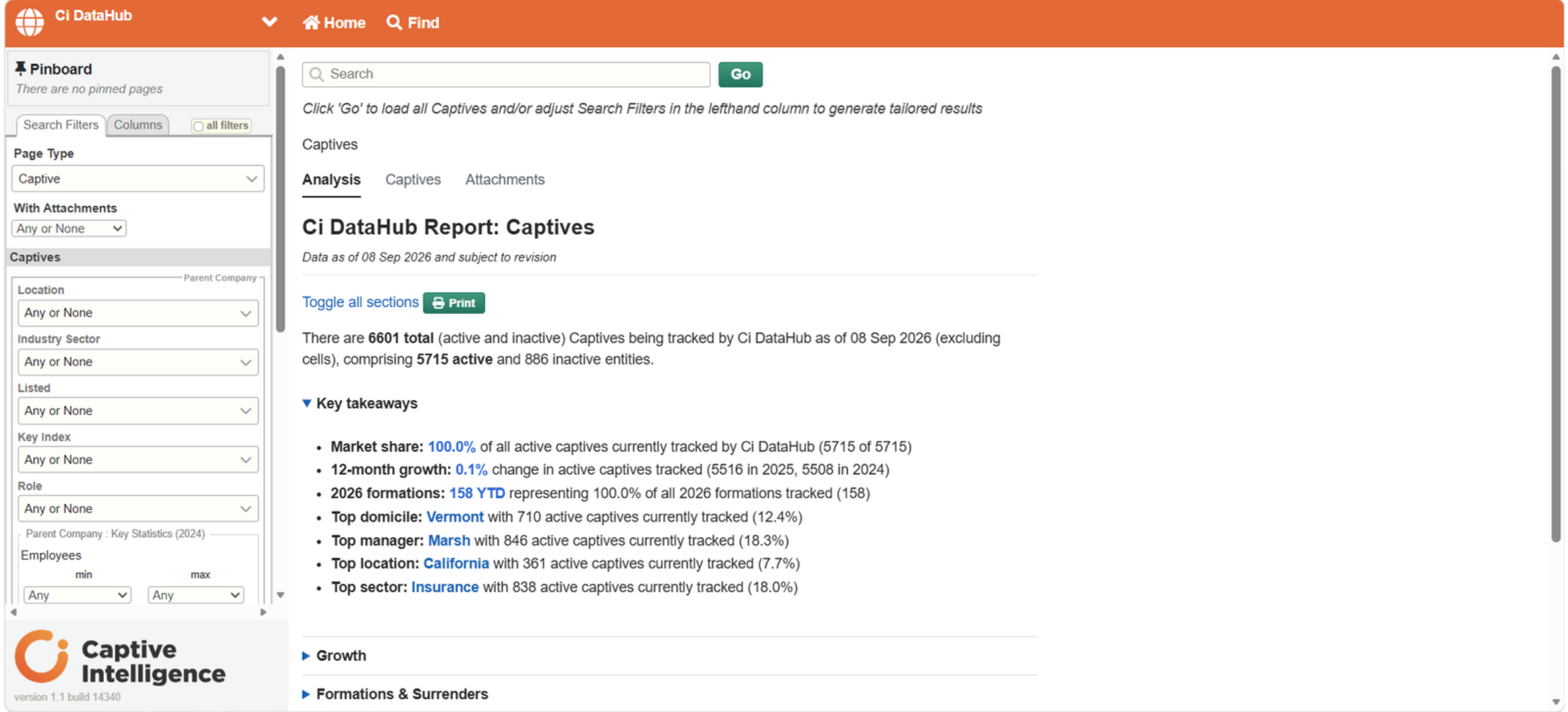Analysis Key Takeaways Screenshot