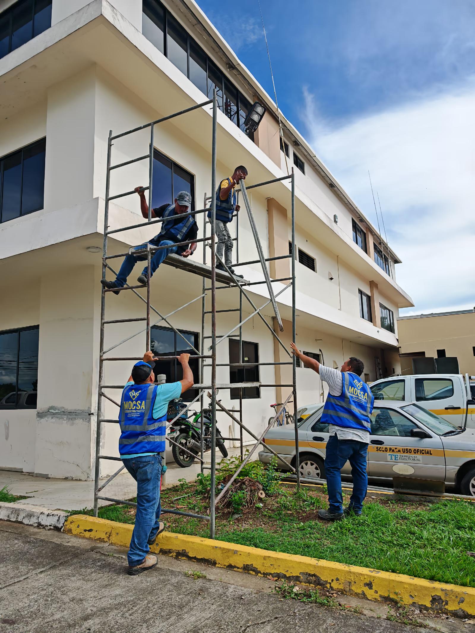 Pintura e impermeabilización de edificio - Antes 12