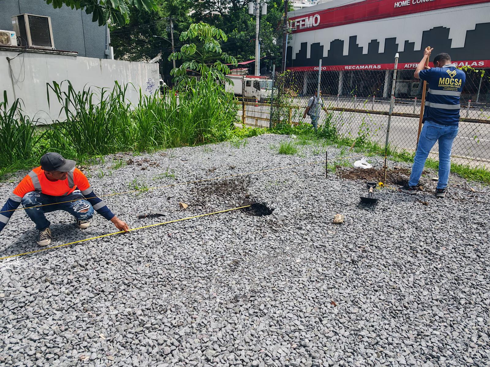 Acondicionamiento de estacionamientos - Antes 5