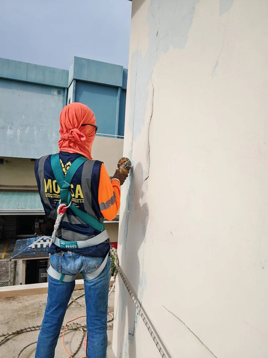 Pintura e impermeabilización de edificio - Antes 28