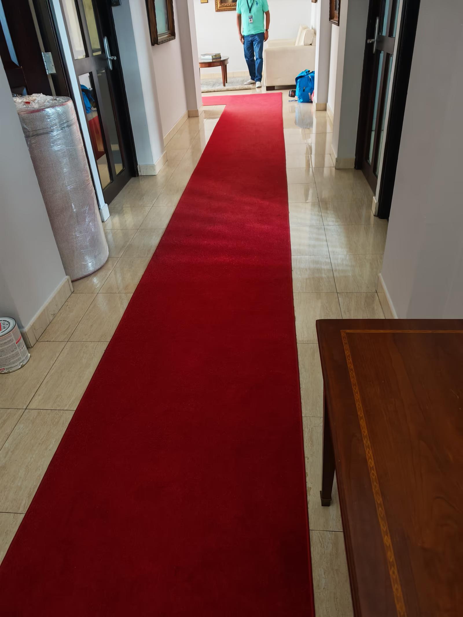 Cambio de alfombras de alto tráfico - Antes 18
