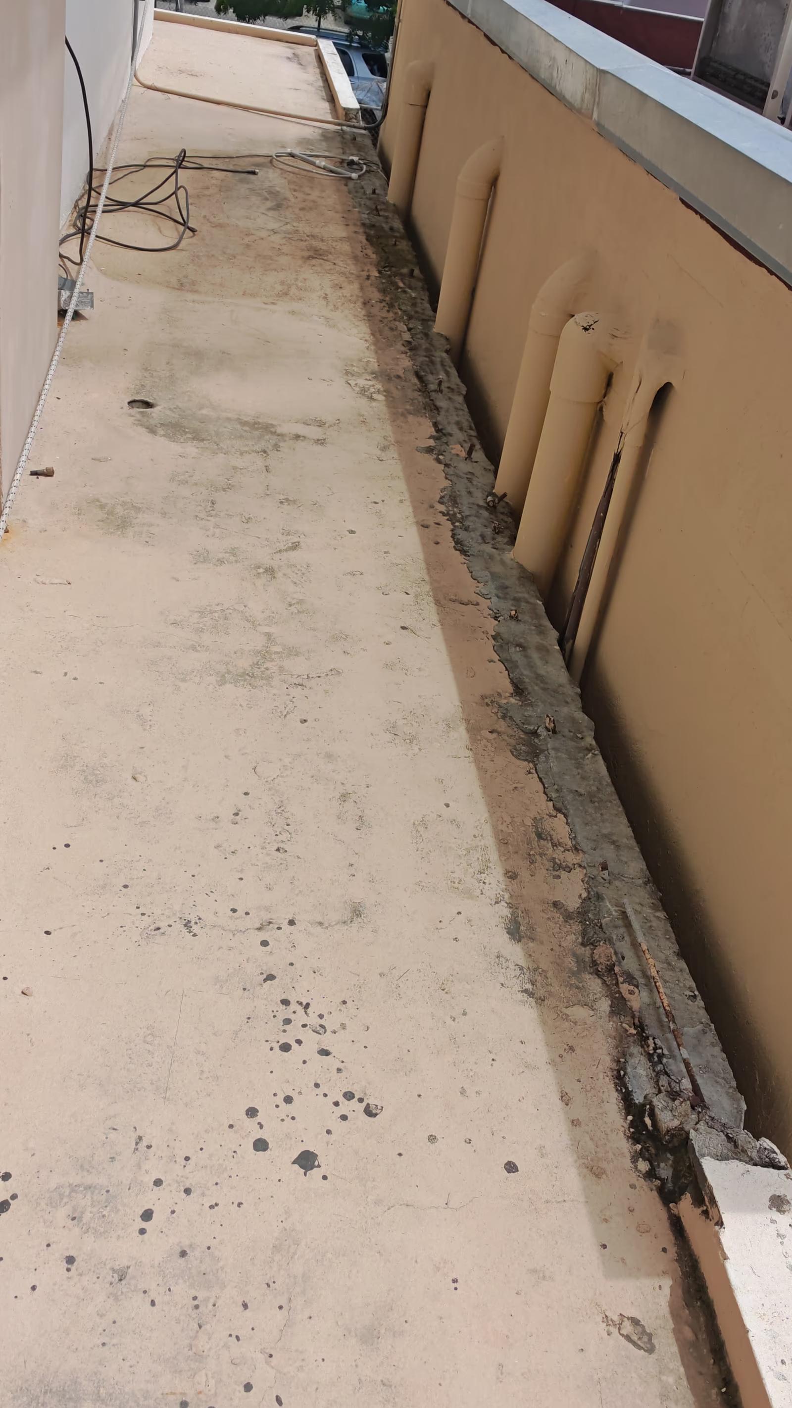 Pintura e impermeabilización de edificio - Antes 16