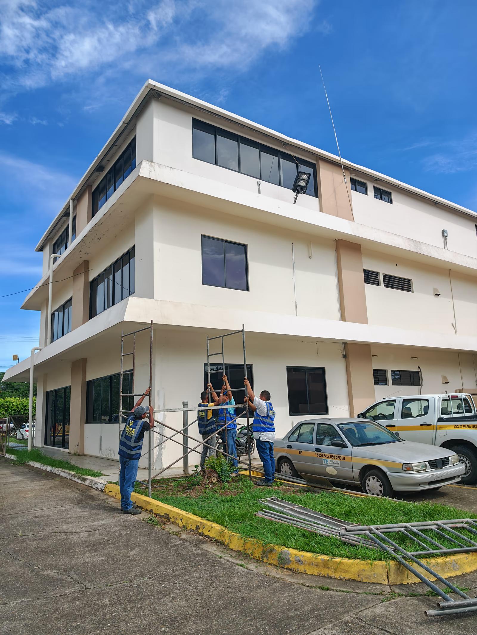 Pintura e impermeabilización de edificio - Antes 6