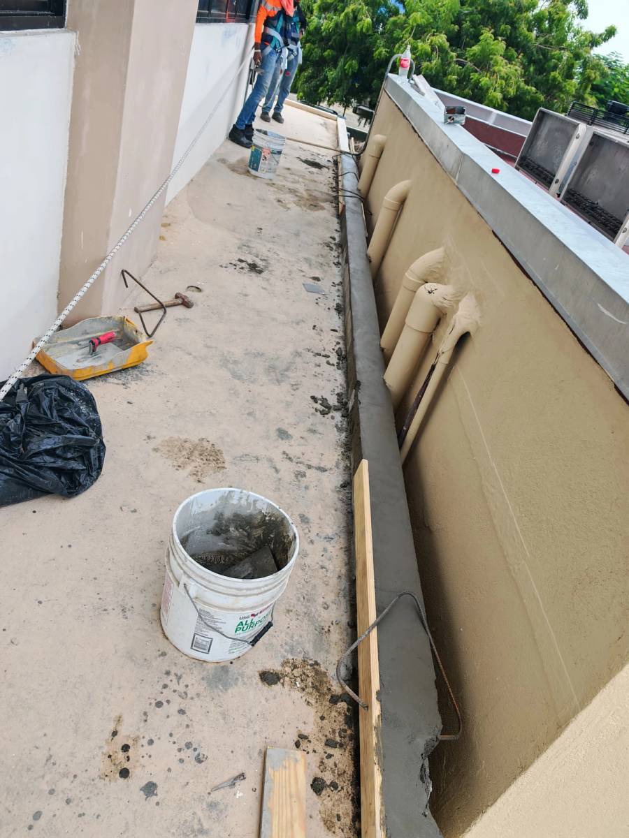 Pintura e impermeabilización de edificio - Antes 31