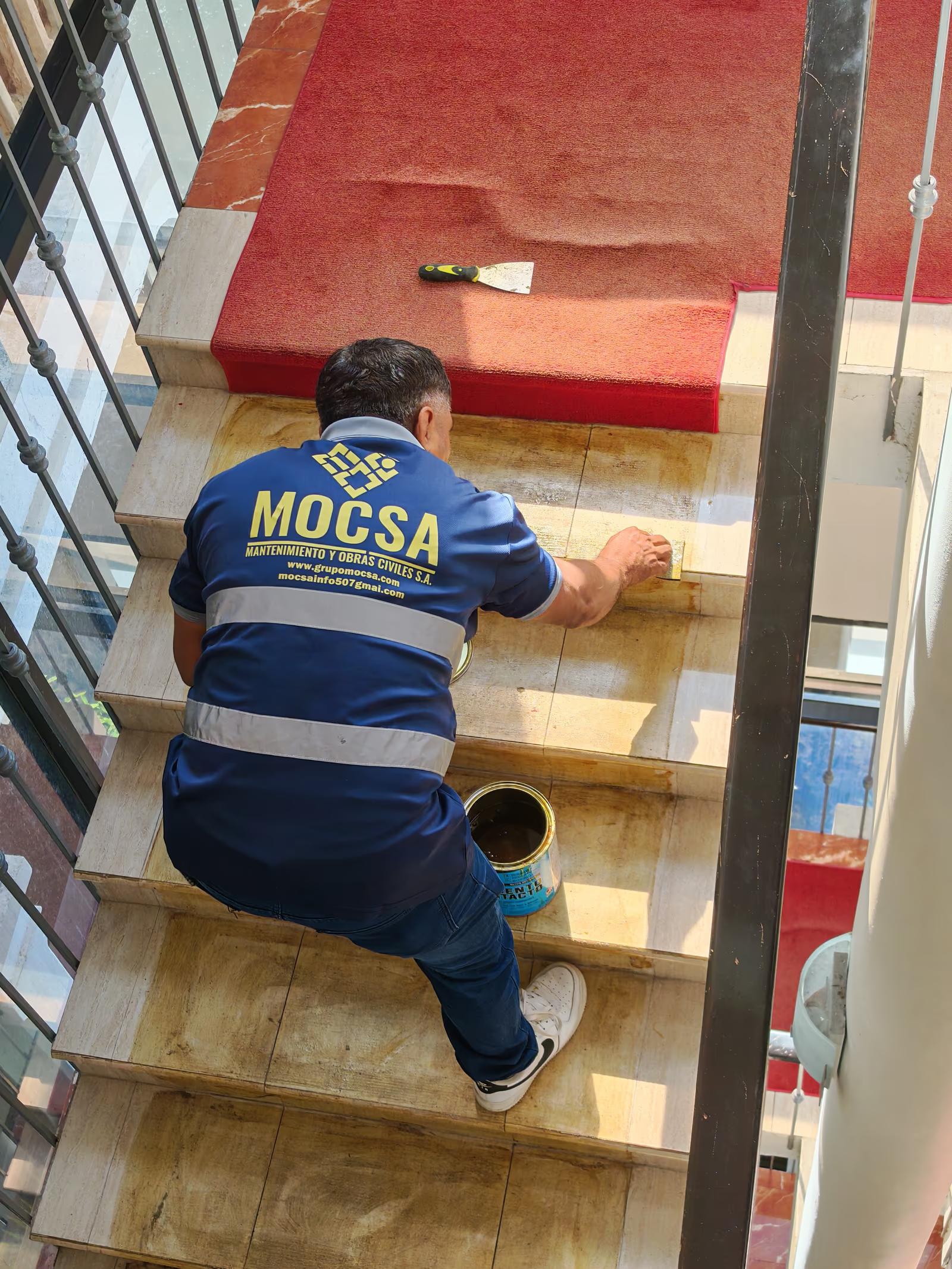 Cambio de alfombras de alto tráfico - Antes 9