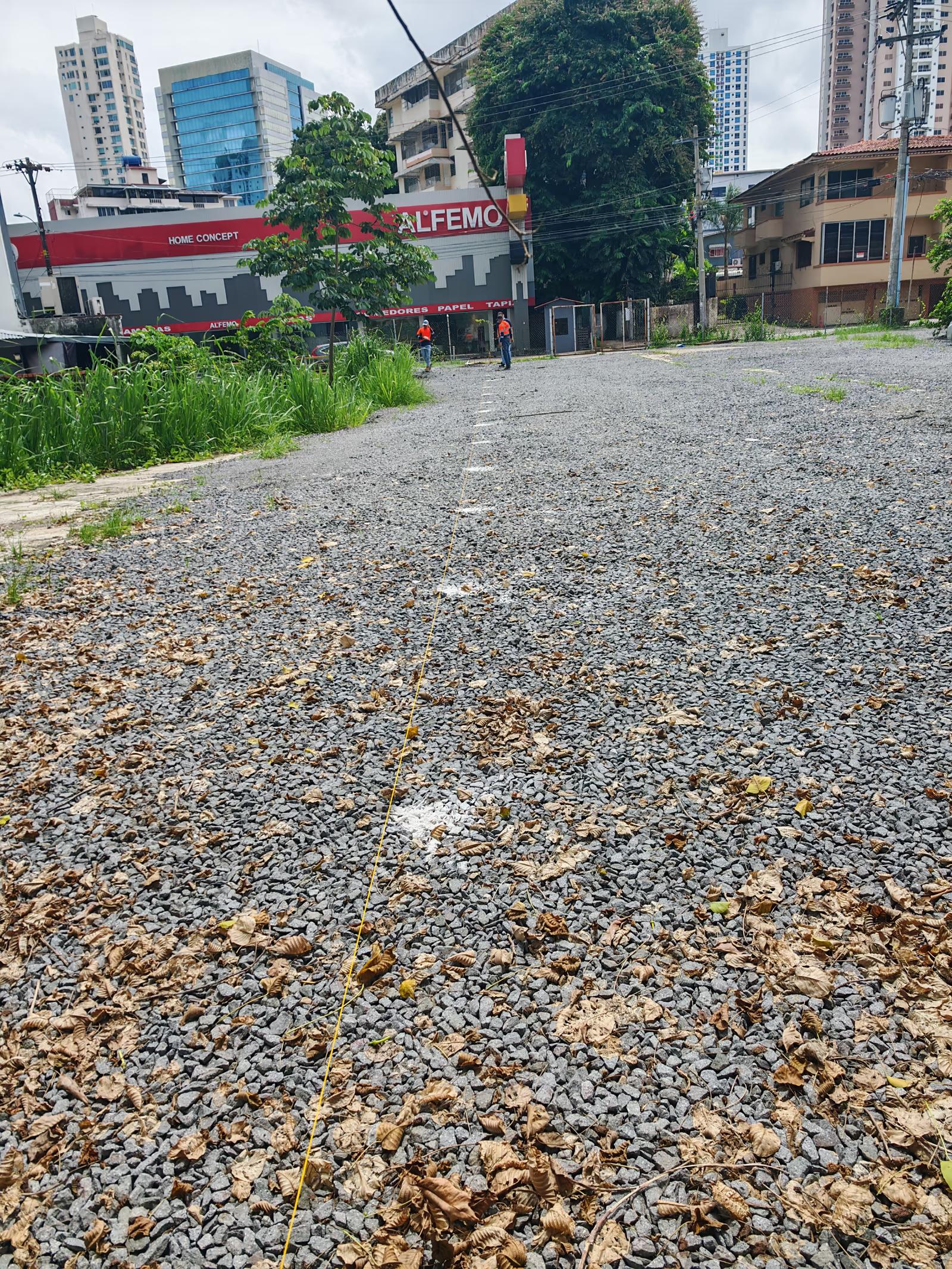 Acondicionamiento de estacionamientos - Antes 2
