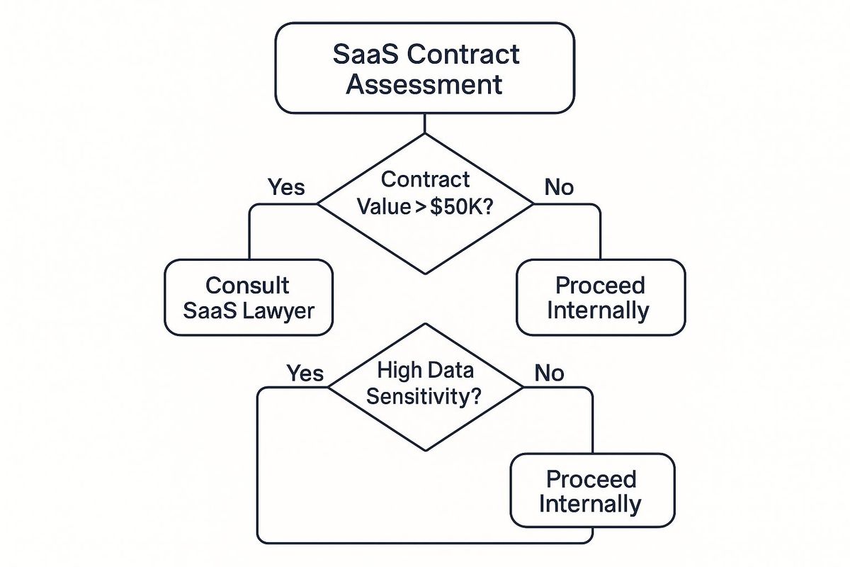 Infographic about saas lawyer
