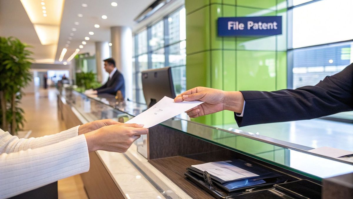 Drafting a patent application