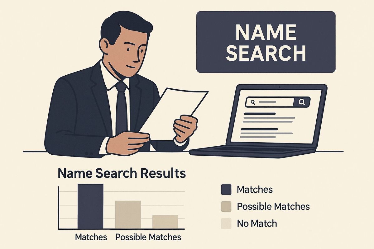 Infographic about how to protect my business name