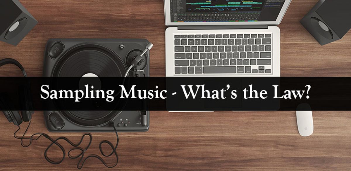  Despite popular belief and practice, sampling someone else's songs without their permission is illegal. Sampling Music Laws (which are mainly Copyright Laws) were put in place to protect artists and their music. The act of breaking these laws is an act that can have serious consequences. By sampling music illegally, you ultimately risk being charged a significant fine.  