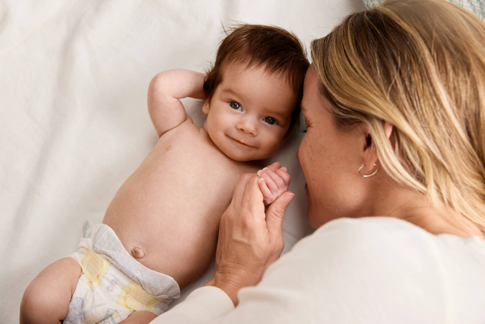 Photograph of a mother and baby