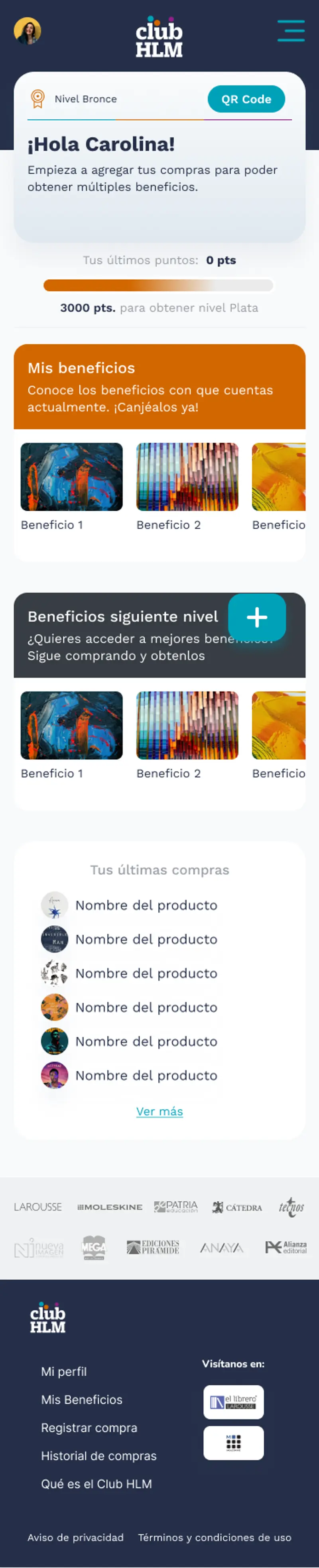 Club HLM: Ecosistema de Lealtad & Recompensas