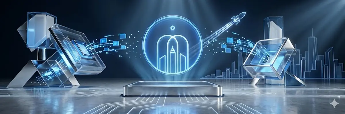 Homepage del sitio web de Grupo Metrópoli mostrando diseño minimalista, logos de clientes AAA y formularios de contacto integrados.