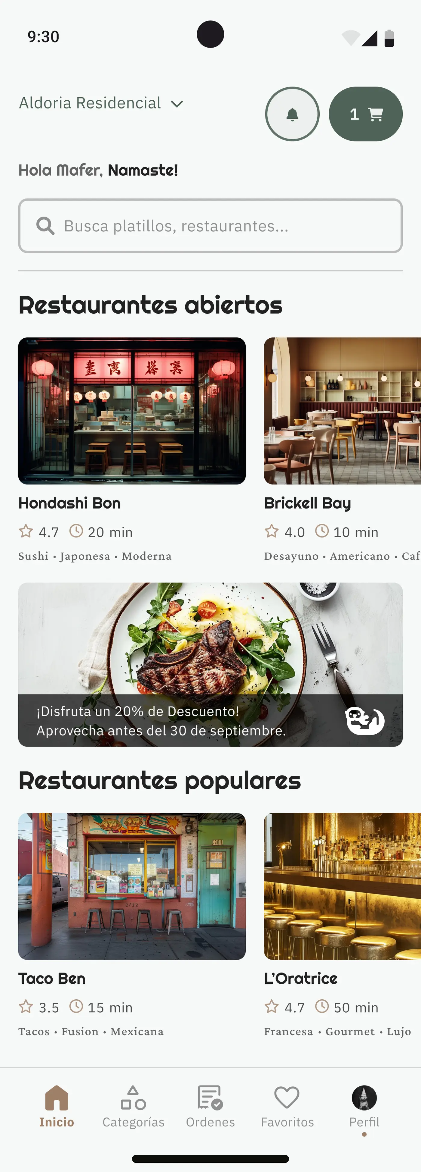 Masala: Delivery Gastronómico Hiperlocal