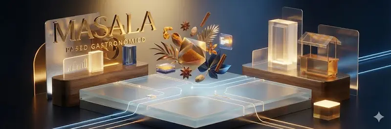 Pantallas de la aplicación móvil Masala mostrando el listado de restaurantes en Acapulco y el proceso de seguimiento de pedido en iOS y Android.