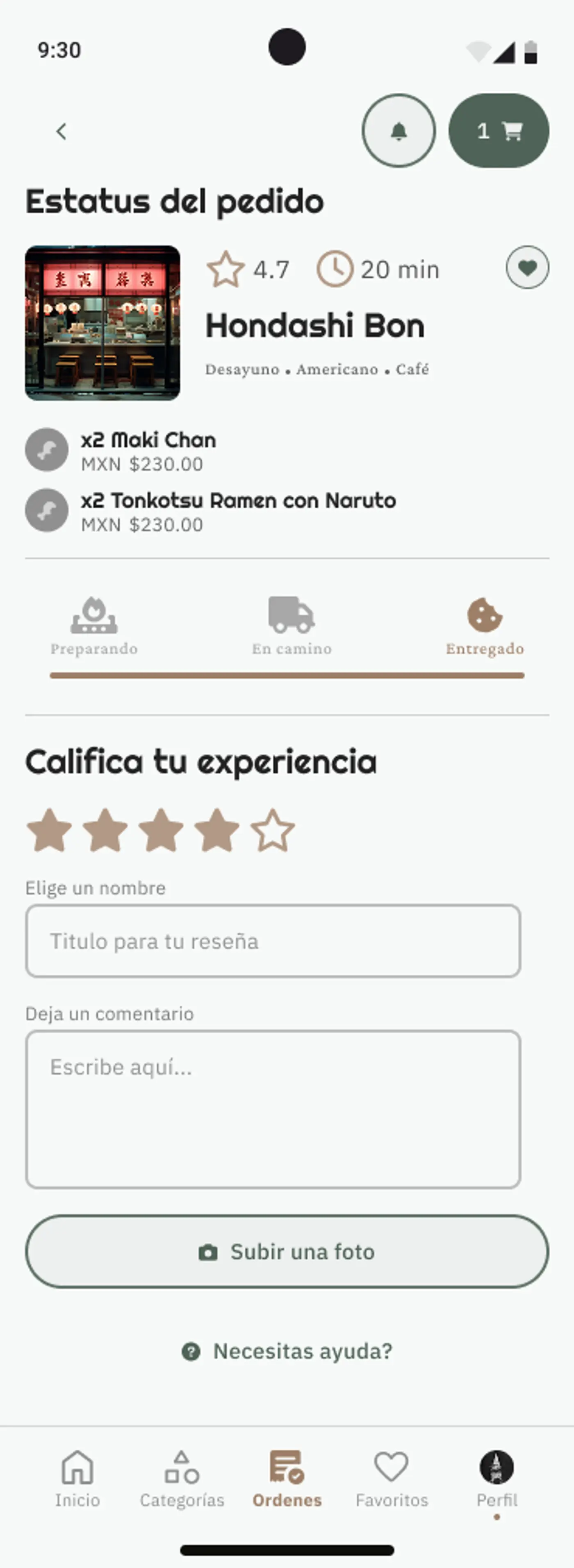 Masala: Delivery Gastronómico Hiperlocal