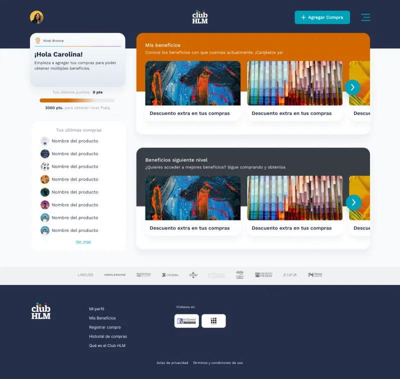 Club HLM: Ecosistema de Lealtad & Recompensas