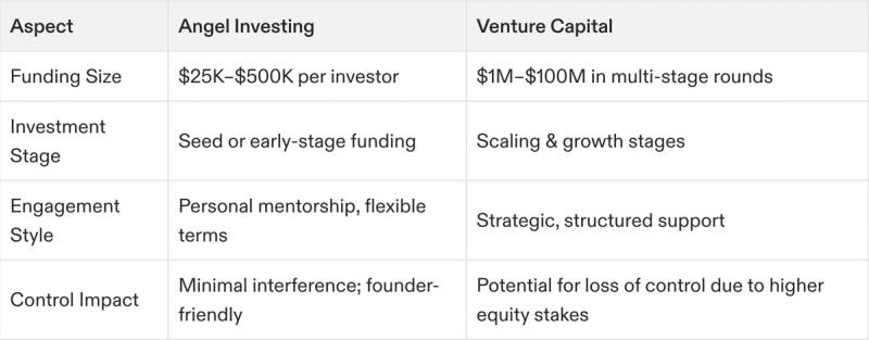 Angel Investing vs Venture Capital