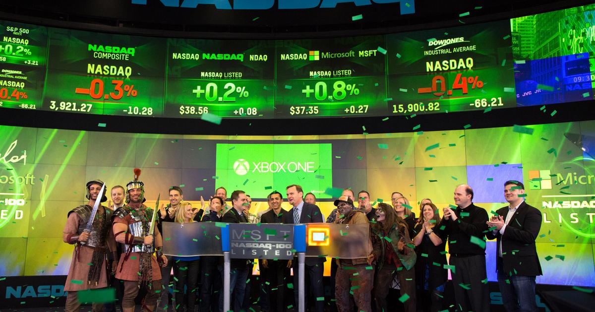 Nasdaq MarketSite digital visning i New York