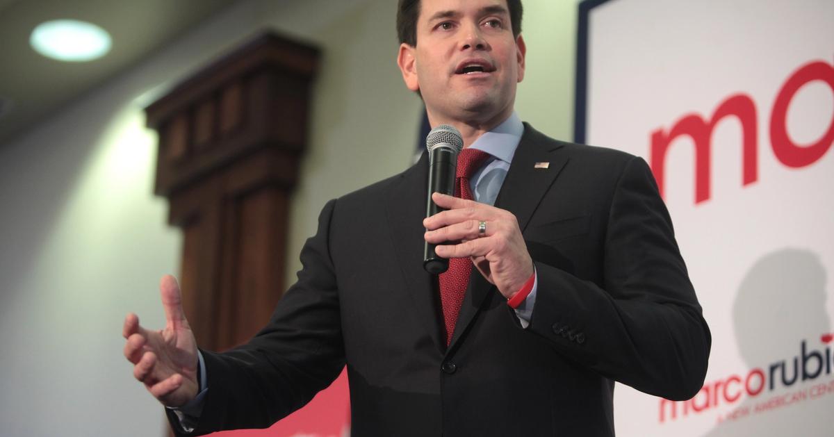 US Secretary of State Marco Rubio