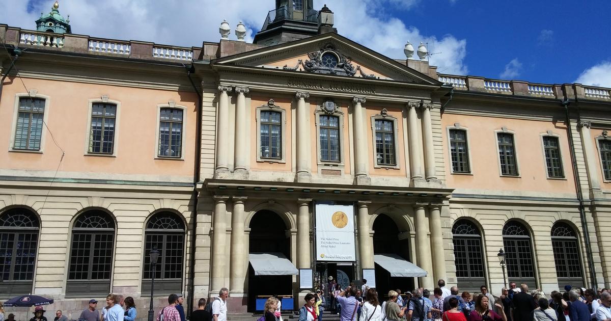 The historic Stockholm Stock Exchange building at Stortorget in Gamla Stan