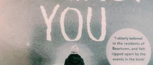 Cover detail of Us Against You by Fredrik Backman showing a woman walking in the snow
