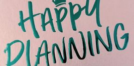 Cover detail of Happy Planning by Charlotte Plain