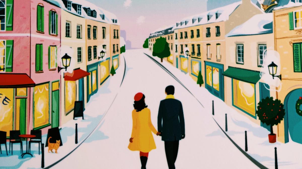 Cover detail of This Christmas in Paris by Sophie Claire