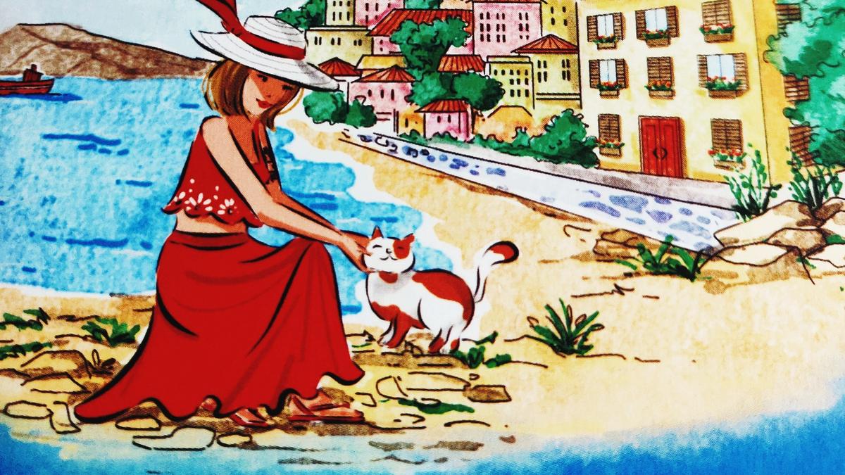 Cover detail of An Italian Island Summer by Sue Moorcroft