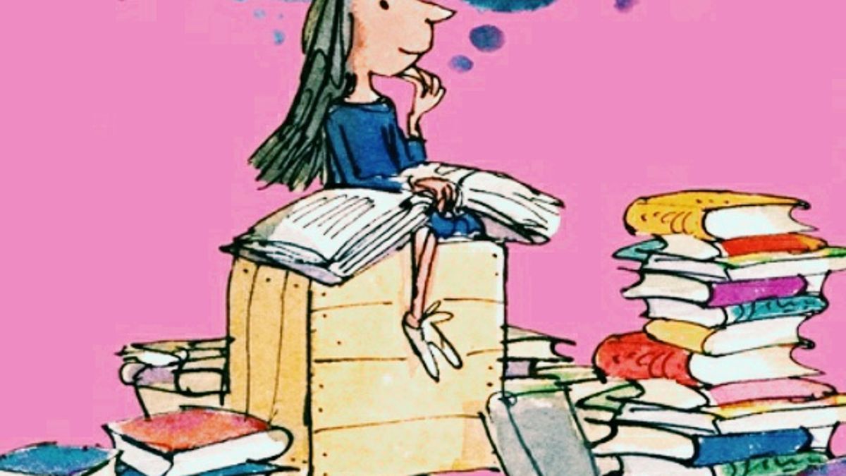 Cover detail of Matilda, illustrated by Quentin Blake