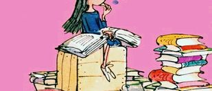 Cover detail of Matilda, illustrated by Quentin Blake