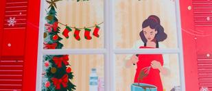 Cover detail of A Recipe for Christmas by Jo Thomas