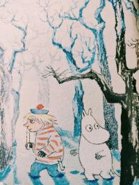 Back cover detail of Moominland Midwinter