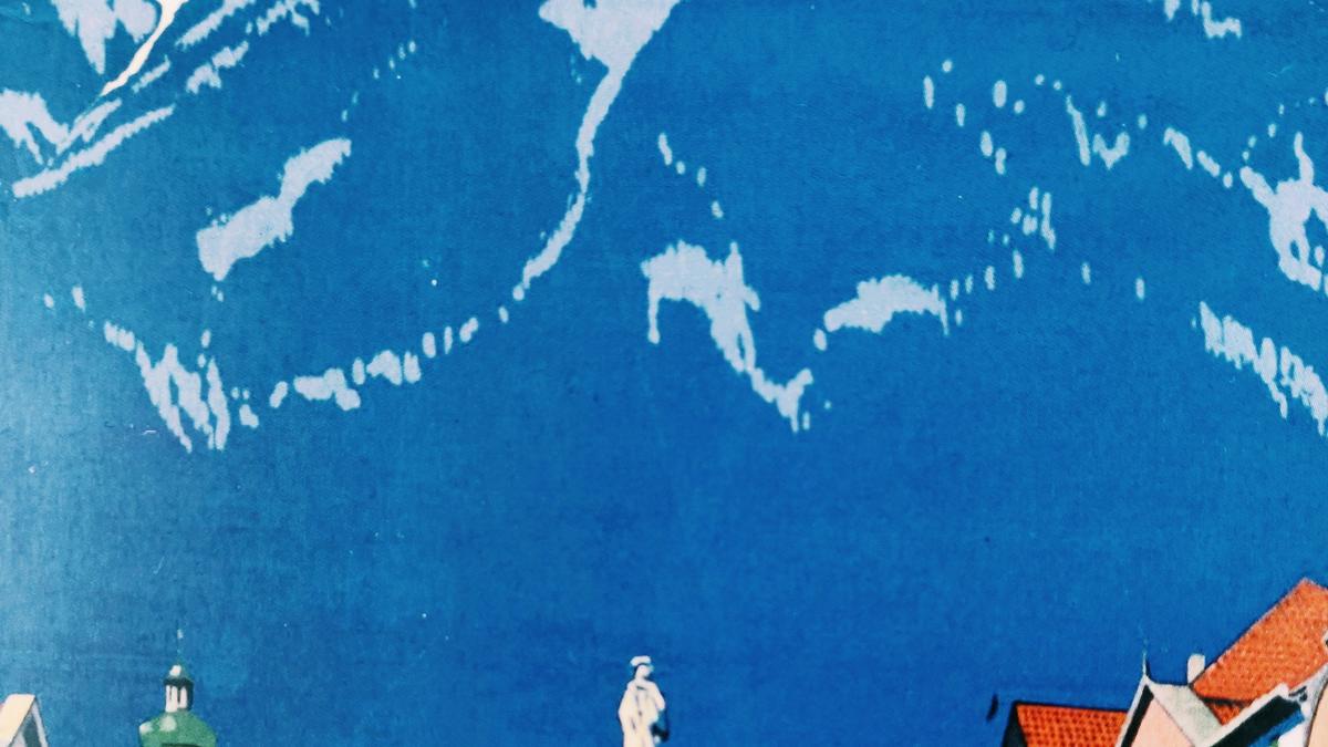 Cover detail from Crossed Skis by Carol Carnac