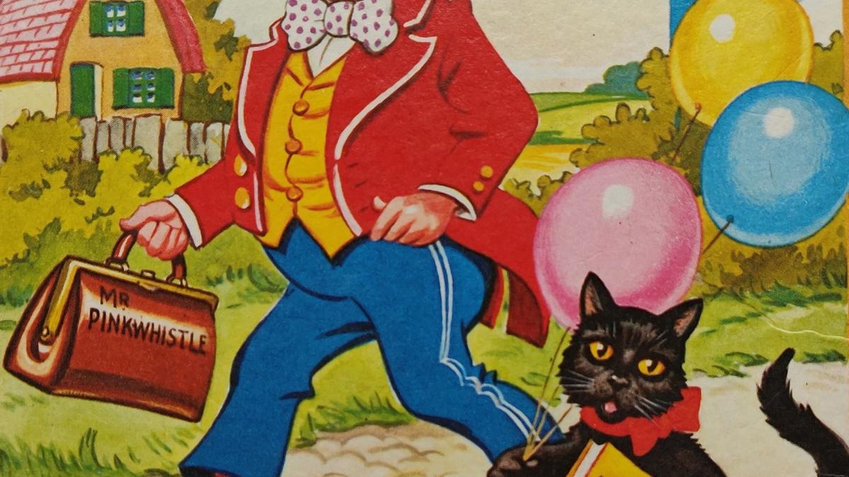 Cover Detail from Mr Pink Whistle's Party by Enid Blyton
