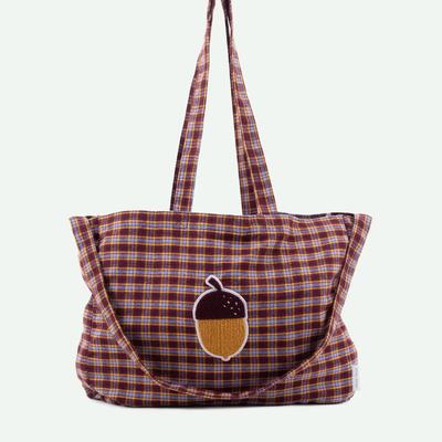 Sac flanelle carreaux Sticky Lemon - Gland