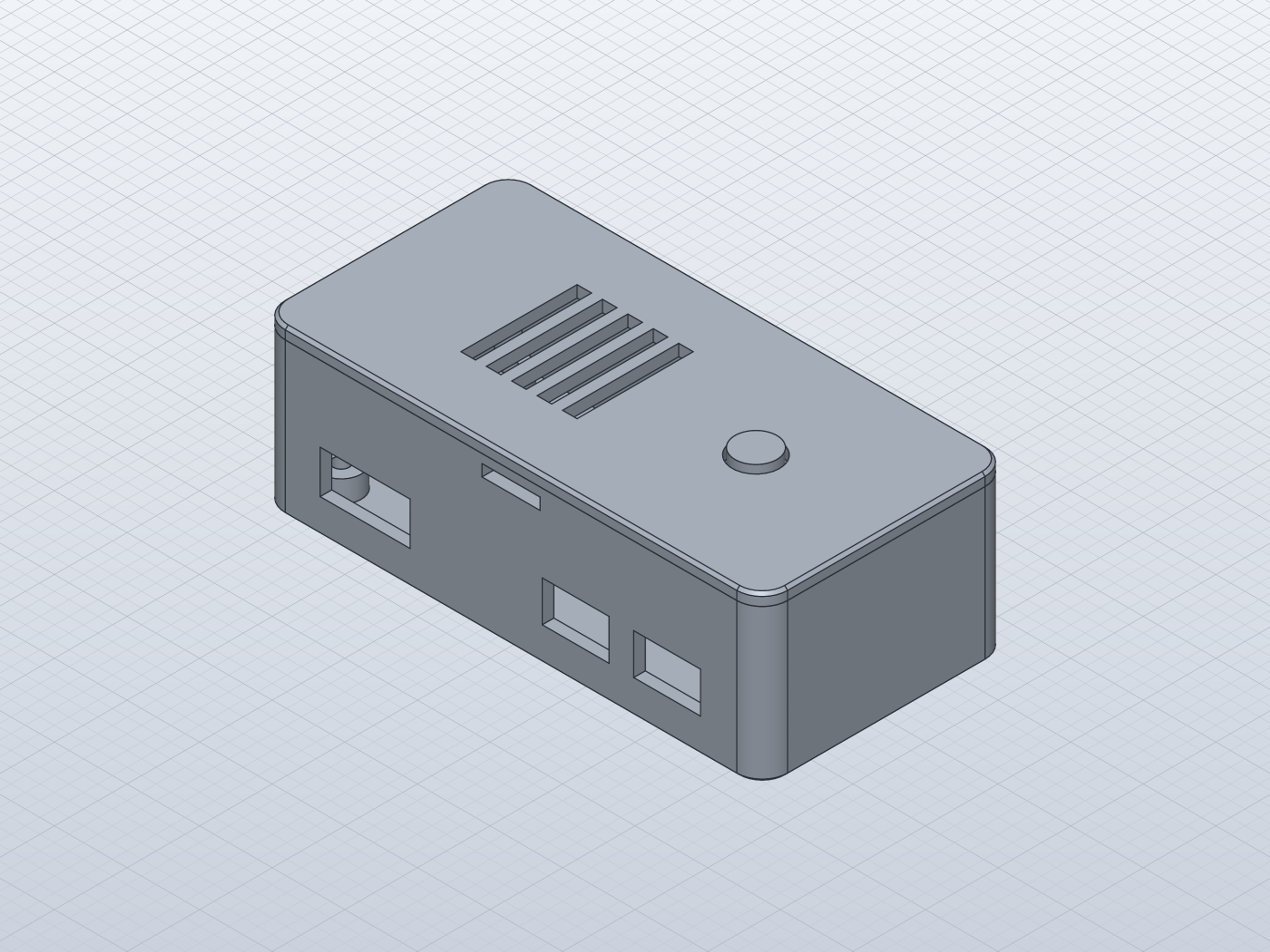 Raspberry Pi Zero 2 W Case (Snap-Fit Lid, Optional GPIO Slot) + AI Camera Lid Version
