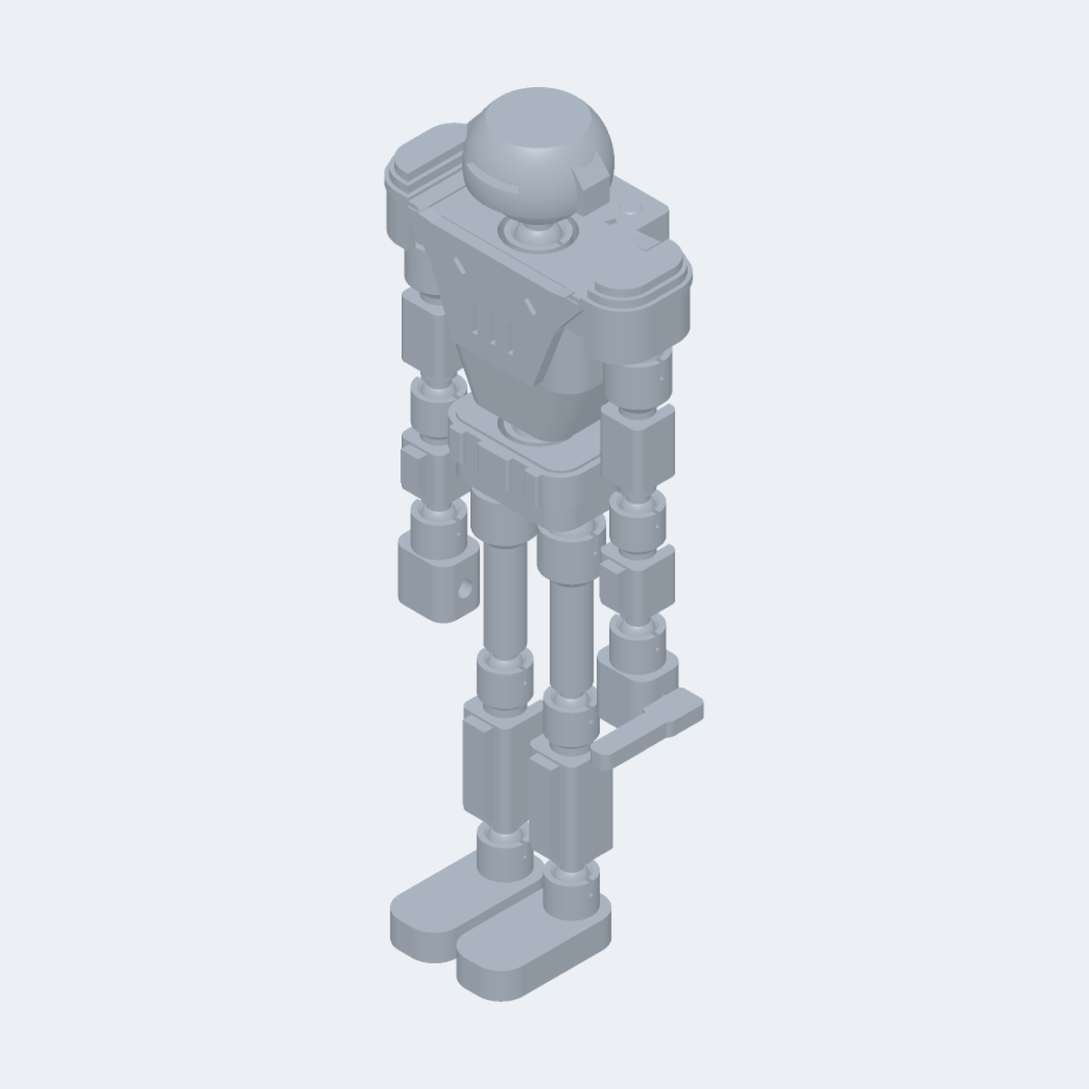 Mech Pilot Armor Kit for Poseable 6 Inch Action Figure, Snap-On Add-On