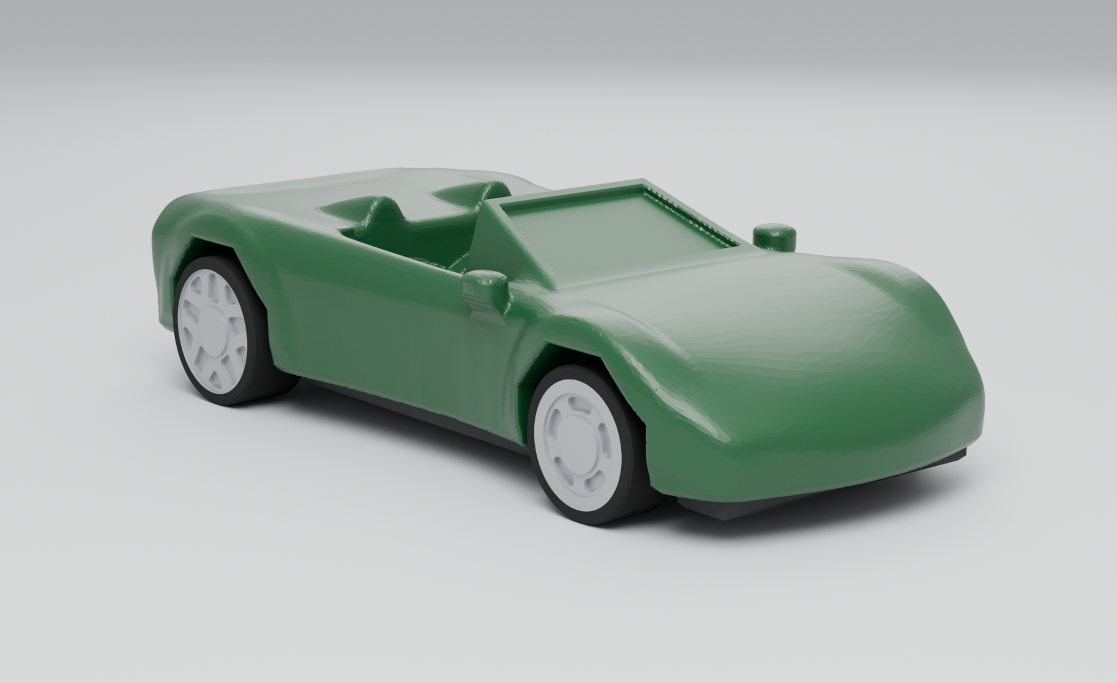 R1 Roadster on the 1:64 chassis with deep-dish front wheels and Y-spoke rear wheels