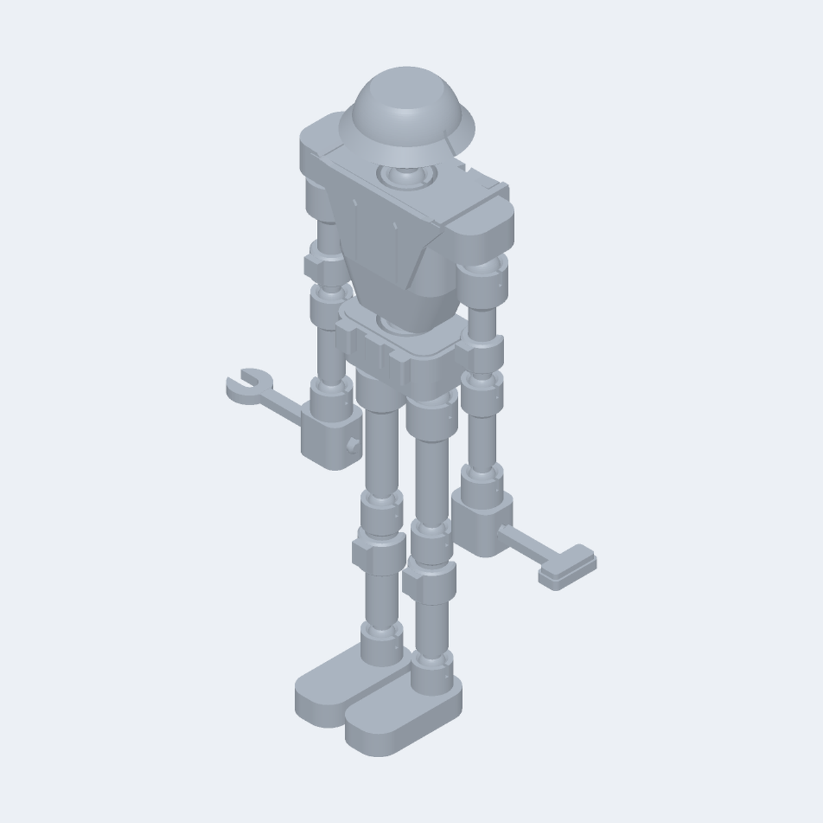 Construction Worker Armor Kit for Poseable 6 Inch Action Figure, Snap-On Add-On