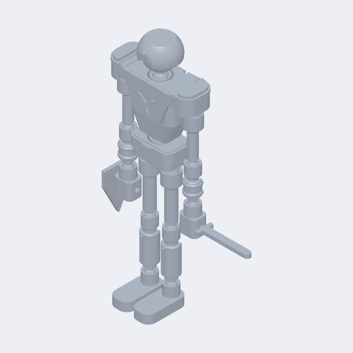 Knight Armor Kit for Poseable 6 Inch Action Figure, Snap-On Add-On