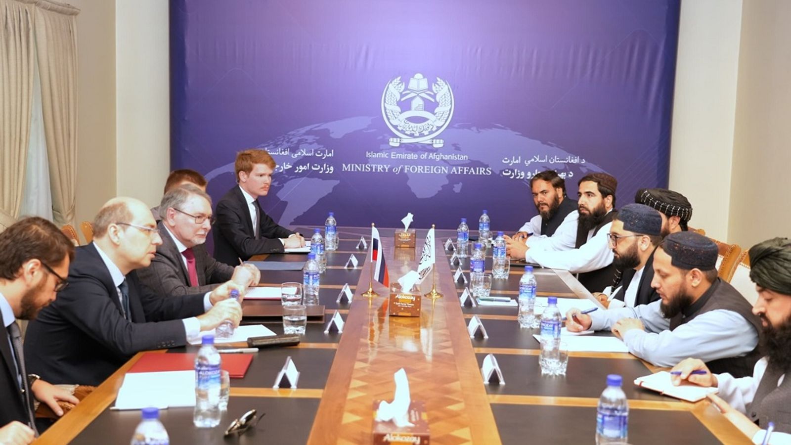 Second Round of Political Consultations Between Islamic Emirate of Afghanistan and Russia Held in Kabul