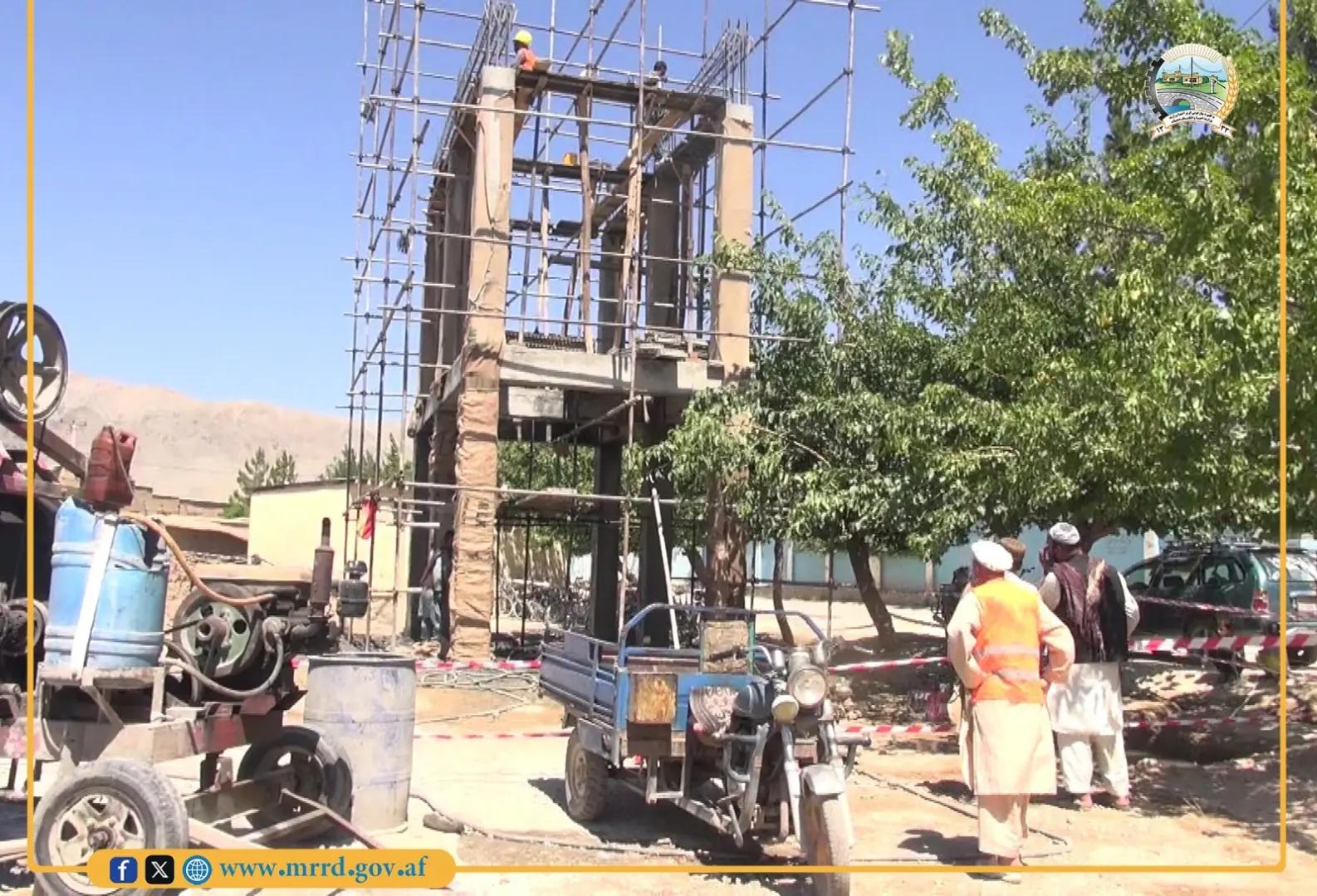 Construction Starts on Six Water Supply Networks in Parwan