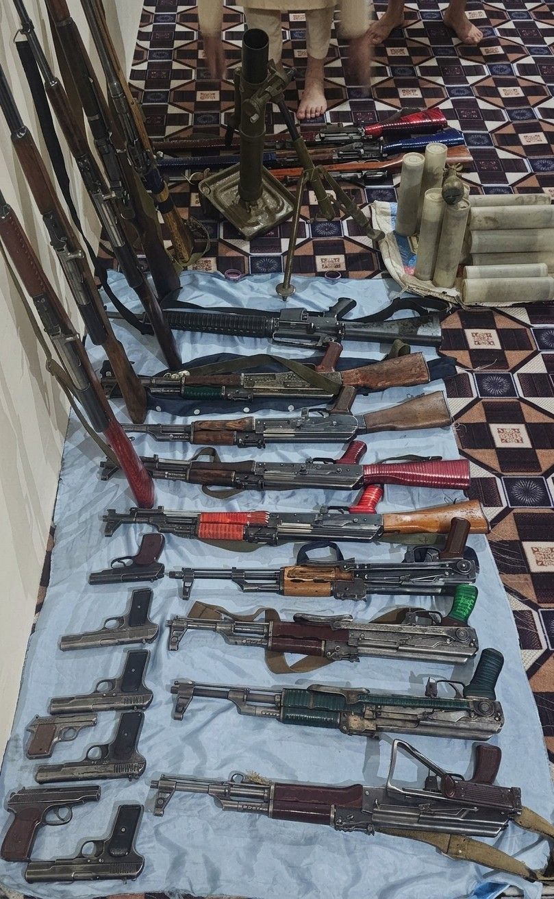 Weapons and Ammunition Seized in Ghazni Province