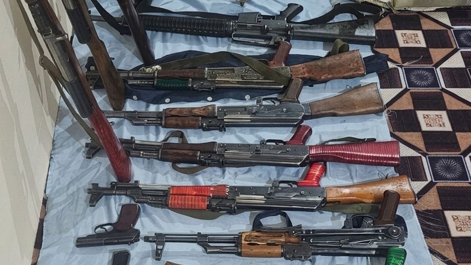 Weapons and Ammunition Seized in Ghazni Province