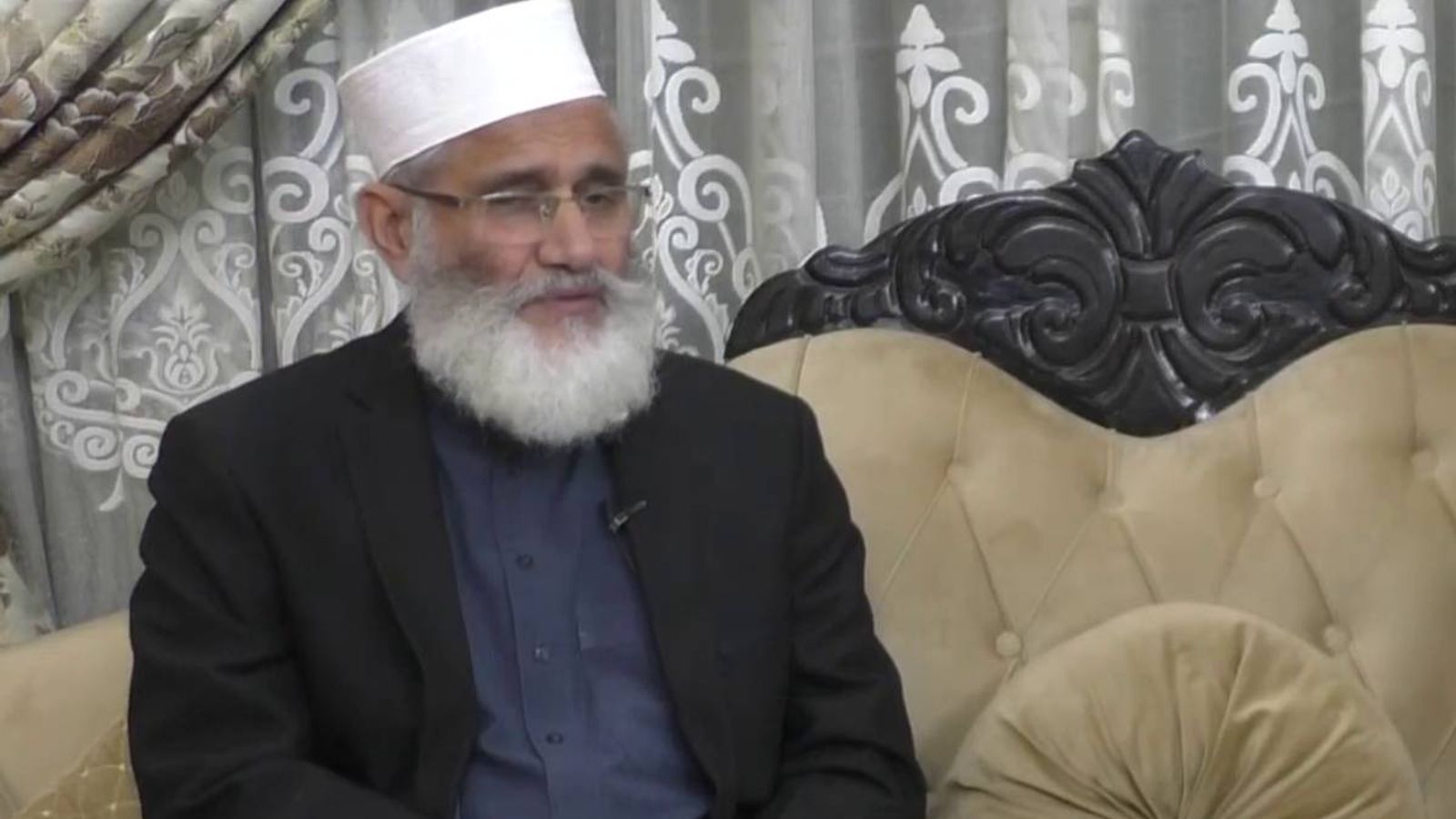 Former JUI-F Leader Siraj ul Haq Visits Kabul, Meets Islamic Emirate Officials